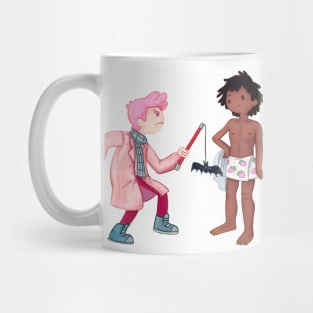 "WHO ... are YOU?" Gary-Marshall, Adventure Time / Fionna and Cake fan art Mug